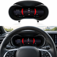 Untuk C-CLASS GLC W205 X253 Dashboard Digital Multi UI Theme Instrument Cluster Resolusi Tinggi Pengganti Speedometer Linux