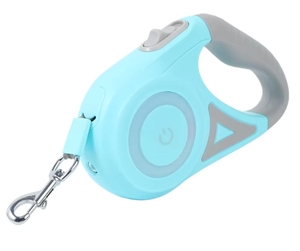 Correa de perro luminosa <span class=keywords><strong>LED</strong></span> retráctil automática suministros para mascotas transfronterizos para caminar estrangulación mascota promocional lista para la venta - Product Image 6