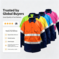 Vêtements de travail à manches longues personnalisés, respirants, haute visibilité, réfléchissants, pour la construction et l'exploitation minière, avec logo, vêtements de sécurité