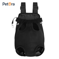 Sac de transport pour animaux de compagnie Petora, petit sac à bandoulière pour chien et chat, sac à main, pochette, sac de randonnée, sac de transport frontal portable pour animaux de compagnie, pour une utilisation mains libres