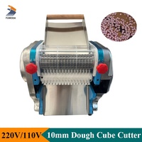 Machine professionnelle de découpe de pâte Chin Chin 10 mm en acier inoxydable 220V 110V, coupe-pâte en cubes, diviseur de pâte pour snacks