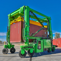 Grue à portique électrique avec conteneur à cheval Hauteur de levage de 10m Capacité de chargement maximale de 80 tonnes Applications de construction en plein air
