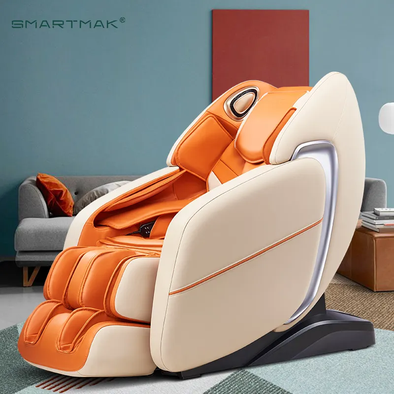 Smartmak Electric 0 Gravity Full Body Chair Massage 4d Heat Therapy 3D Zero Gravity Massage Chair Shiatsu Rolling