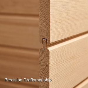 Auténticas Salas de Sauna de Leña con Rocas de Lava y Juego de Cucharón de Madera para Experiencias Rústicas en Cabañas - Product Image 4