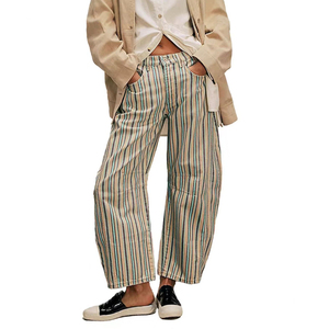 Pantaloni alla caviglia 2025 <span class=keywords><strong>Jeans</strong></span> a botte <span class=keywords><strong>Boyfriend</strong></span> Chic stampati da <span class=keywords><strong>donna</strong></span> con stampa Chic a gamba larga <span class=keywords><strong>Jeans</strong></span> Y2k Patchwork - Product Image 4