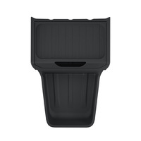 Boîte de rangement standard avec couvercle pour Model Y 2026, sous le contrôle central, en matériau TPE, organisateur intérieur de voiture, accessoires pour automobile