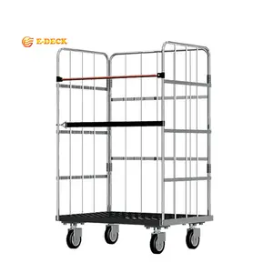 Werkplaats Supermarkten Metalen Mand Winkelen Metalen Ambachtelijke Trolley Met Deur