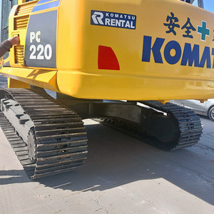 Excavatrice sur chenilles Komatsu PC220 d'occasion de haute qualité, pelle hydraulique - Product Image 6