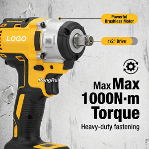 Clé dynamométrique populaire 1000 N.m 1/2 pouce, fonctionnement durable, réparation de pneus de voiture, outils électriques, travaux de construction lourds, clés à chocs - Product Image 2