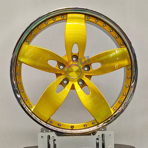 Rines Dorados de Fábrica KELUN de 24 Pulgadas con Tapas Centrales Flotantes Personalizadas - Product Image 1