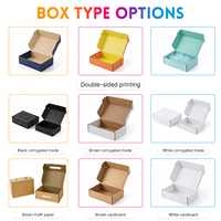 Offre Spéciale boîtes d'emballage d'expédition kraft avec logo personnalisé boîtes postales en papier pour cils pour chaussettes emballage de vêtements cadeaux