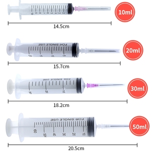 CE Medical Disposable 1ml 2ML 3ml 5ml 10ml 20ml 50ml <strong>Syringe</strong> With <strong>Needle</strong> <strong>Syringes</strong> - Product Image 1