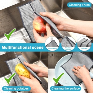 <span class=keywords><strong>Lingettes</strong></span> en <span class=keywords><strong>microfibre</strong></span> multi-usages, humides et sèches, pour la cuisine - Product Image 5