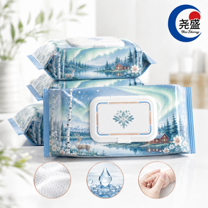 Lingettes pour bébé douces, épaisses, hypoallergéniques, non parfumées, gaufrées, pour peaux sensibles, de la Laplande finlandaise - Product Image 1