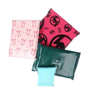 Sacs d'expédition écologiques de grande taille avec logo personnalisé, biodégradables et pour l'emballage de vêtements, expédition postale - Product Image 3