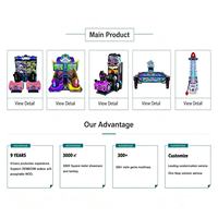 Juego de Arcade de Disparos para Niños, Temática de Robots, para 2 Jugadores, Funciona con Monedas, Personalizable, para Uso en Interiores, Edades 6+