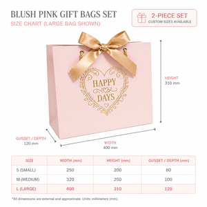 Sacchetto di Carta Rosa Personalizzato con Stampa in Lamina d'Oro, Elegante Confezione Regalo a Forma di Cuore con Chiusura a Nastro in Raso per Bomboniere di Matrimonio e <span class=keywords><strong>Compleanno</strong></span> - Product Image 4