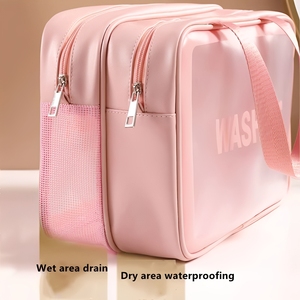 Bolsa de Aseo Transparente Personalizada <span class=keywords><strong>con</strong></span> Logotipo Royal Fair, Bolsa de Cosméticos <span class=keywords><strong>con</strong></span> Doble Cierre para Gimnasio, Duchas y Días de Playa - Product Image 2