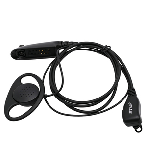 Auricular con Gancho en Forma de D para GP338 GP328 GP340 HT1250 PTT, Auricular de Seguridad para Radio Bidireccional, Walkie Talkie Profesional - Product Image 1