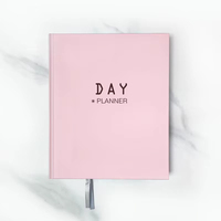 Carnet de planification quotidienne A5 personnalisé avec logo, couverture rigide, ensemble cadeau, reliure cousue, pages lignées, vierges ou à pois, OEM, vente en gros, FSC, BSCI