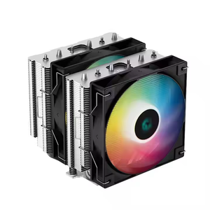 ฮีทซิงค์ DeepCool AG620 V5 ARGB 6 ฮีทไปป์ สำหรับซีพียู Intel และ AMD พร้อมพัดลม ARGB คู่ขนาด 12 ซม. ขายดี ฮีทซิงค์ขนาดใหญ่ - Product Image 2