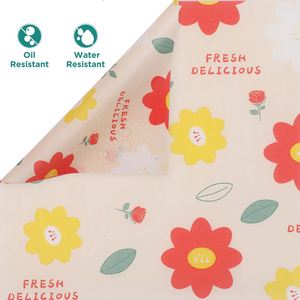 Customized Logo Printing Food Grade Disposable Baking Oil Proof Greaseproof Parchment Sandwich Hamburger Packaging <b>Paper</b> - Product Image 4