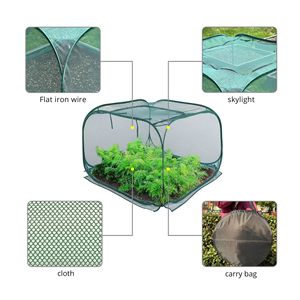 Tienda de protección de plantas antibird Anti-pequeño animal requerido Resistencia al viento Proteger cultivos Protección fácil Jaulas de plantas de jardín - Product Image 5