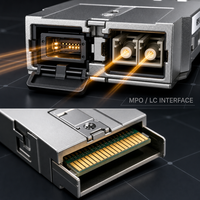 Transceiver Optique 40G QSFP+ LR4 1310nm CWDM4 10km Monomode Module LC pour Réseau Central d'Entreprise et Accès Métropolitain