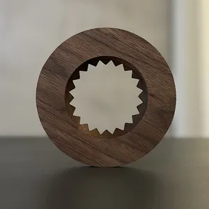 Fixed Ring Wooden Walnut Hold Coffee Dripper Wooden Dripper Holder For Origami