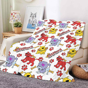 Couverture en polaire douce et chaude <span class=keywords><strong>de</strong></span> haute qualité, mignonne, avec un dessin animé <span class=keywords><strong>de</strong></span> Clifford le chien <span class=keywords><strong>rouge</strong></span>, pour <span class=keywords><strong>la</strong></span> maison, <span class=keywords><strong>la</strong></span> <span class=keywords><strong>sieste</strong></span>, <span class=keywords><strong>la</strong></span> décoration <span class=keywords><strong>de</strong></span> <span class=keywords><strong>la</strong></span> chambre, couverture en flanelle portable, cadeaux - Product Image 4