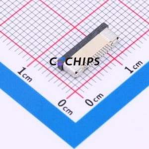 FPC-0.5AS-13PWCR-H20 FFC/FPC Connector SMD,P=0.5mm,Horizontal Mount Connector Drawer Type Top Contact 13P 0.5mm - Product Image 2