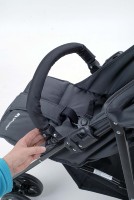 Poussette bébé Coolov légère en lin, cadre en acier inoxydable, respirante, pliable facilement, compacte, portable, pour voyager