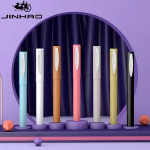 Venta al por mayor pluma tinta de la pluma-Jinhao-pluma estilográfica de plástico, pluma de tinta de regalo de negocios clásica, colorida, Popular, 519