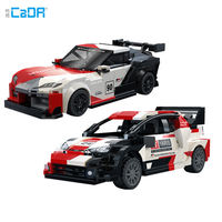 CADA C55039 C55041 1:24 Model Mobil Balap Mini Puzzle Kreatif Model Mobil Sport MOC Set Balok Bangunan Mainan