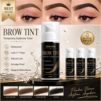 Teinture pour cils waterproof, gel teinté pour sourcils vegan, gel coiffant teinté pour sourcils, marque privée