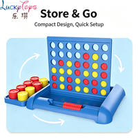 Jeu de Quatre à la suite de Grande Taille - Connect Four - Jeu de Stratégie pour la Famille, les Enfants et les Adultes - Jeu de Société Classique en Plastique