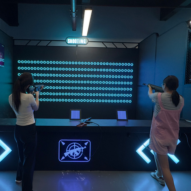 Activate Games Interactive Laser Shooting Game Machine Indoor Shooting for Kids' Amusement, Entertainment Centers