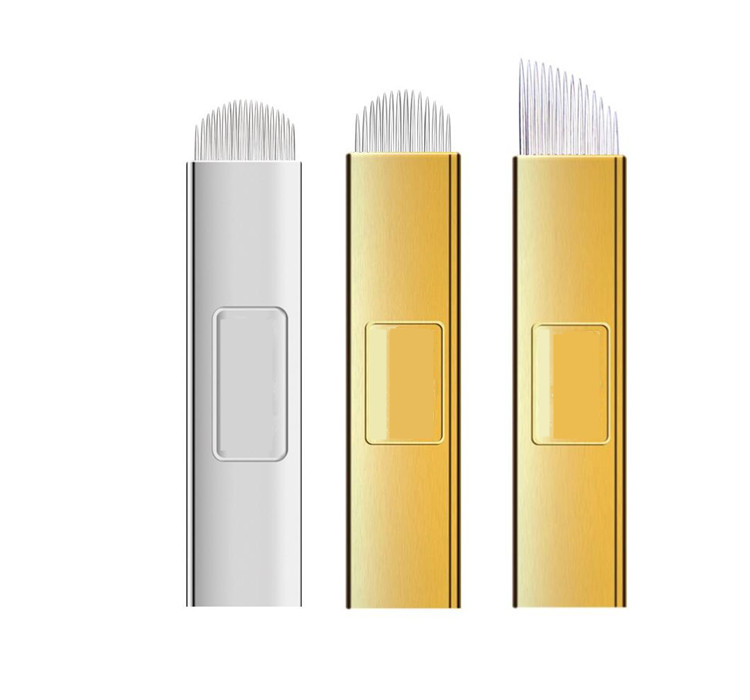 Одноразовая игла для перманентного макияжа бровей