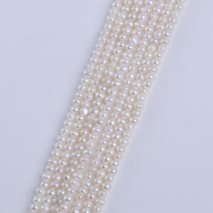 Perlas Sueltas de Agua Dulce Naturales de 3-3.5mm, Varias Calidades, Semi-Acabadas, para Joyería Artesanal DIY - Product Image 4