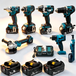 Juego de Herramientas Eléctricas Inalámbricas de 18V al por Mayor - Kit de Llaves Sin Escobillas 4/5/7 en 1 para Baterías <span class=keywords><strong>Makita</strong></span> de 18V, <span class=keywords><strong>Precio</strong></span> Directo de Fábrica - Product Image 1