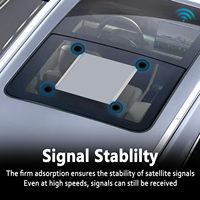 Starlink Mini support de voiture avec de puissantes ventouses testées sur la route pour VR, bateaux, avions, prêts pour le voyage.