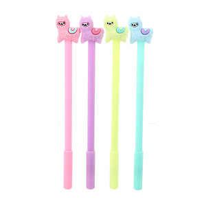 Stylos gel mignons en forme d'alpaga, pointe aiguille 0,5 mm, encre noire, pour les études et le bureau - Product Image 5