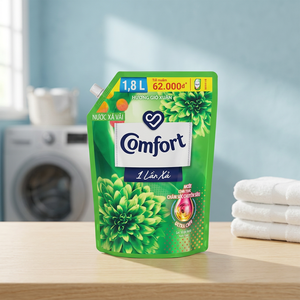 Adoucissant pour tissus Comfort One Rinse Spring Breeze 1,8L x 4 sachets - Product Image 2