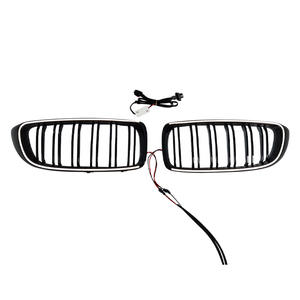 2013-2019 para <span class=keywords><strong>BMW</strong></span> 4 Series F32 parrillas de coche doble línea luminosa LED reemplazo de red media nueva condición Material ABS - Product Image 1