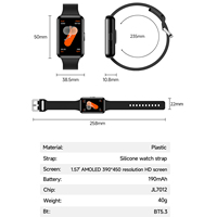 1,57 Zoll Smartwatch mit BT-Anruf, Herzfrequenz- und Schlafüberwachung, Sprachassistent, Nachrichtenpush, Wasserdicht, Fitness-Tracker für Männer und Frauen