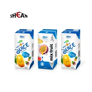Milk Box Materials Aseptic Milk Box Packaging Paper For Liquid Food 200ml