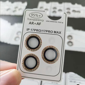 Película Protectora de Lente Flash Diamond para <span class=keywords><strong>iPhone</strong></span> 17 Pro Max, Anillo Metálico HD para <span class=keywords><strong>iPhone</strong></span> 16, Película de Lente Anti-Reflejos AR - Product Image 5