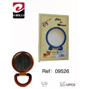 Chic De Mirror Double Sided Compact Mirror With Ring Holder For Vanity Use Ref 09526 - Product Image 3