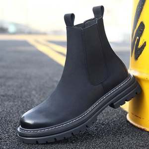 أحذية سلامة جلدية بدون أربطة مع نعل مطاطي مضاد للانزلاق ومقدمة فولاذية بتقنية جوديير - Product Image 5