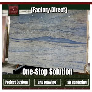 Mármol Azul Macobus GOLDKING para Sala de Estar, Cocina, Baño, Escaleras, Paredes y Pisos, Losas de Piedra Natural Azul Gris, Suministro para Grandes Proyectos - Product Image 1